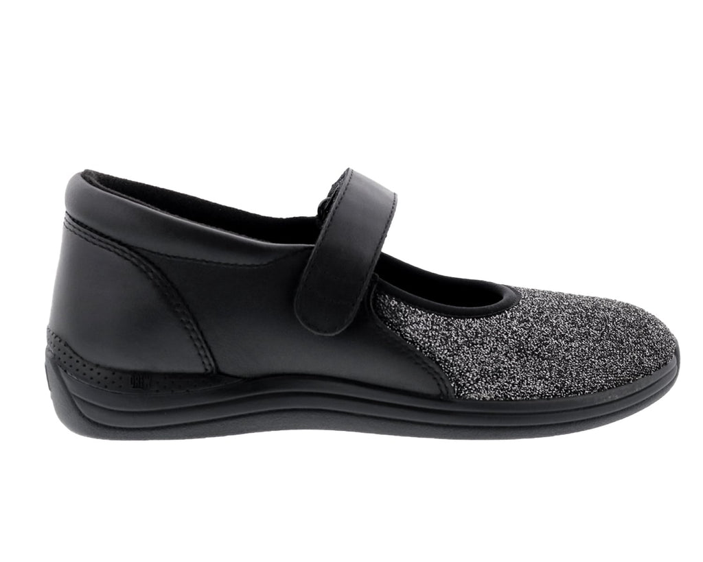 Black Leather Lurex Stretch-MAGNOLIA 4