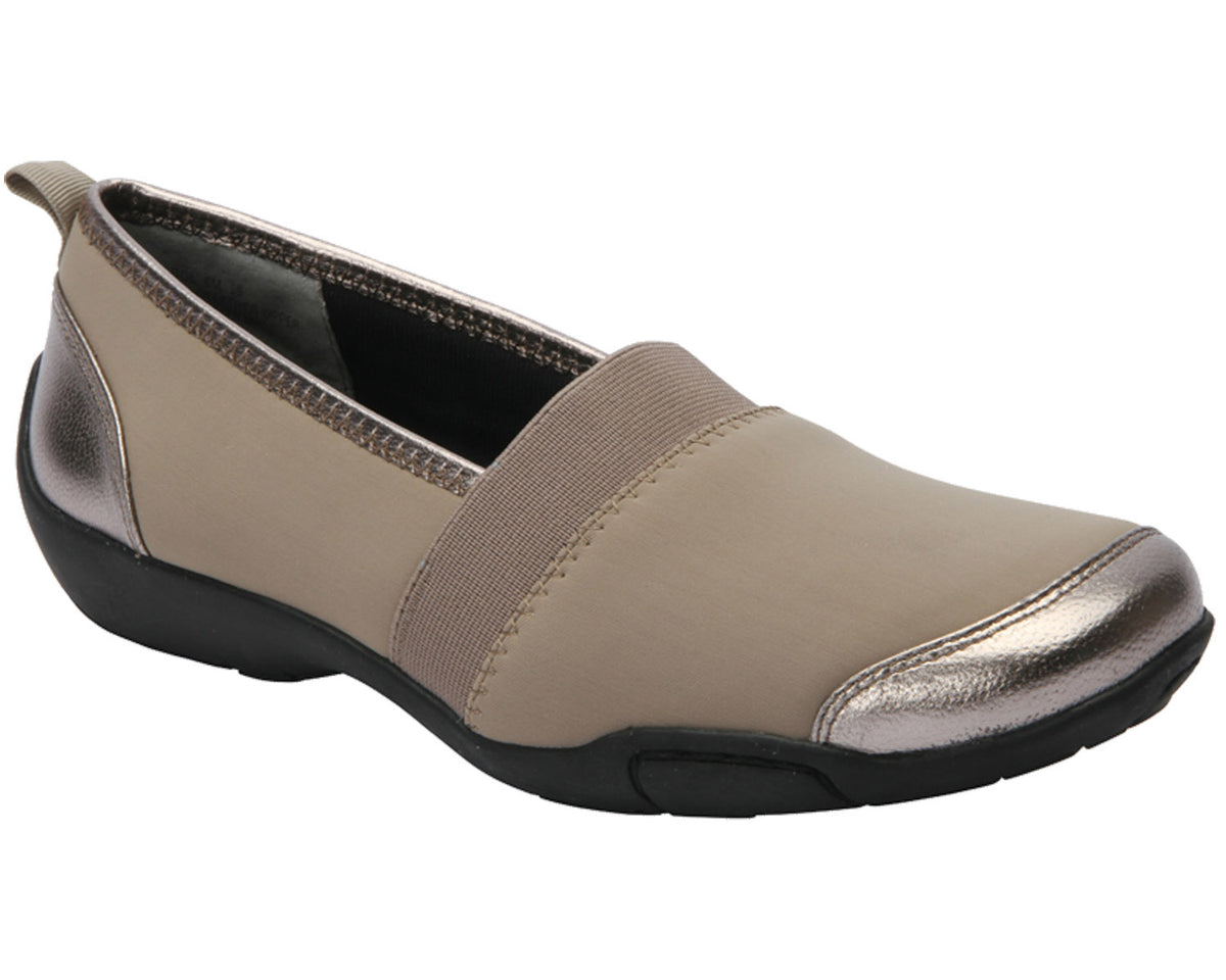 Pewter Stretch Patent Leather-CAROL 1