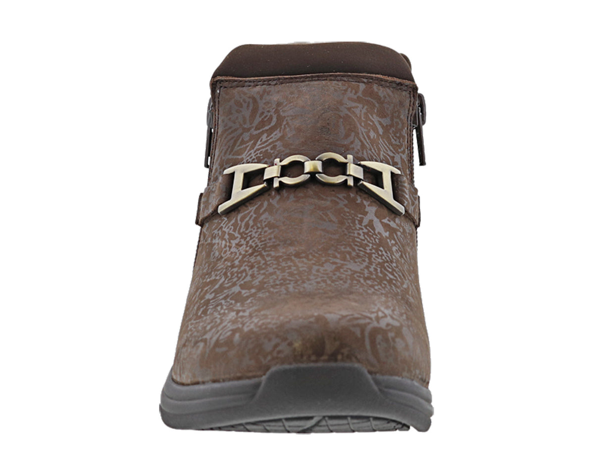 Brown Metallic Foil Leather-BLOSSOM 3
