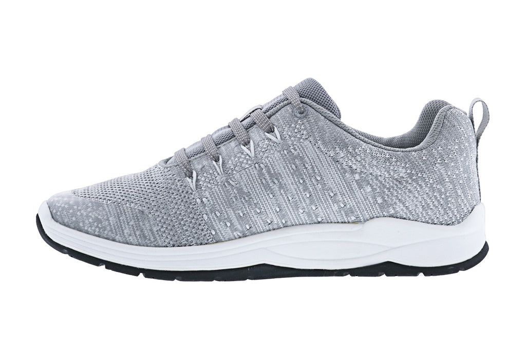 Grey White Stretch Knit Fabric-GALAXY 4