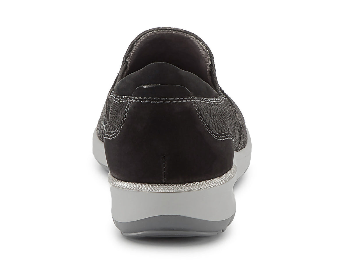 Black Snake Print Nubuck-ORLEANS 4