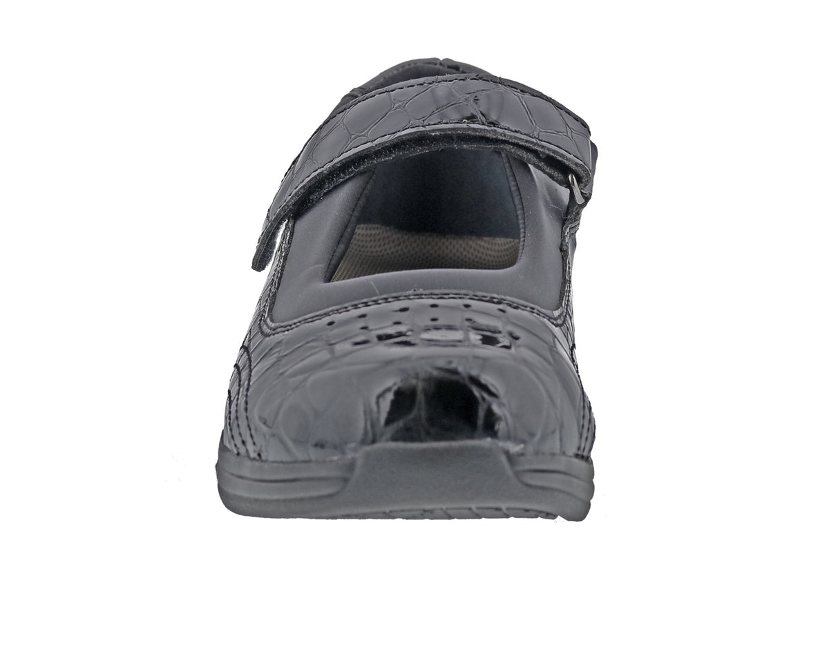 Black Croc Patent Leather-ROSE 5