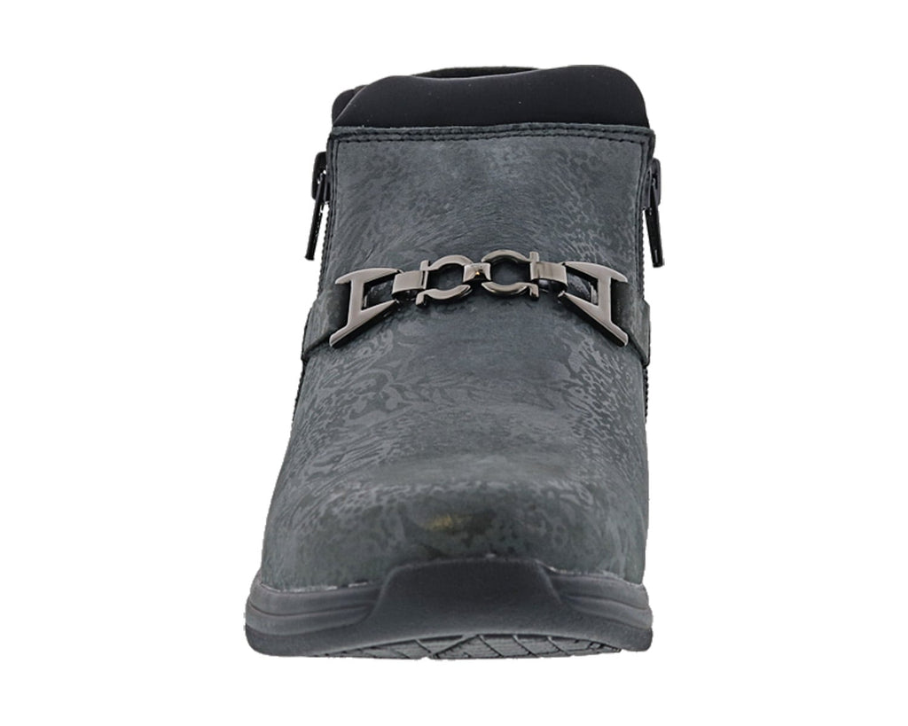 Black Metallic Foil Leather-BLOSSOM 4