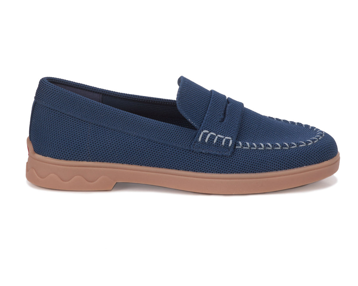 Navy Knit Fabric-GINNY 5