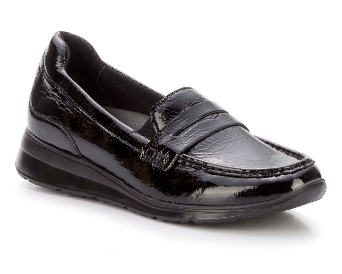 Black Crinkle Patent-DANNON 1