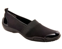 Black Stretch Patent Leather-CAROL 1