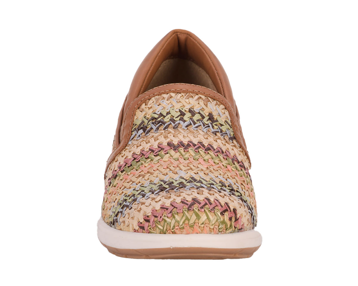 Raffia Textile Luggage Leather-ORLEANS 5