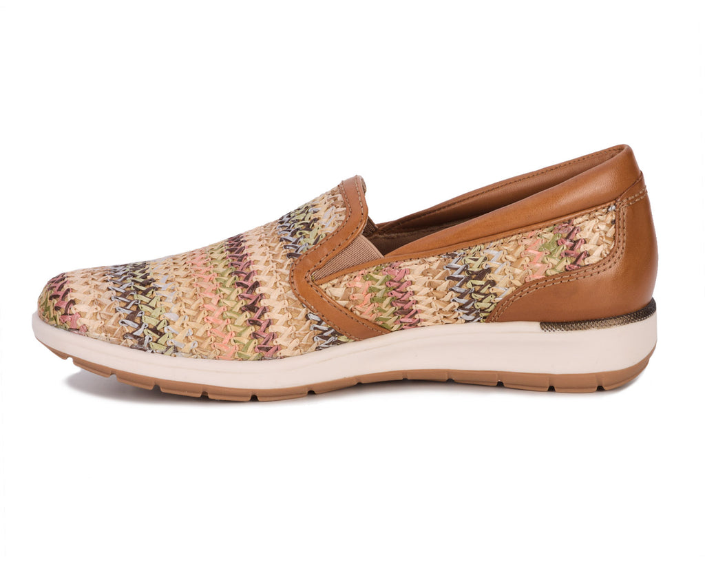 Raffia Textile Luggage Leather-ORLEANS 6