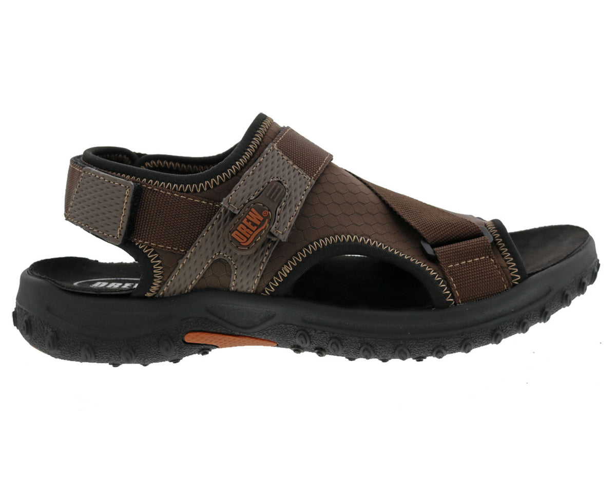 Brown Leather Brown Stretch-WANDER 3