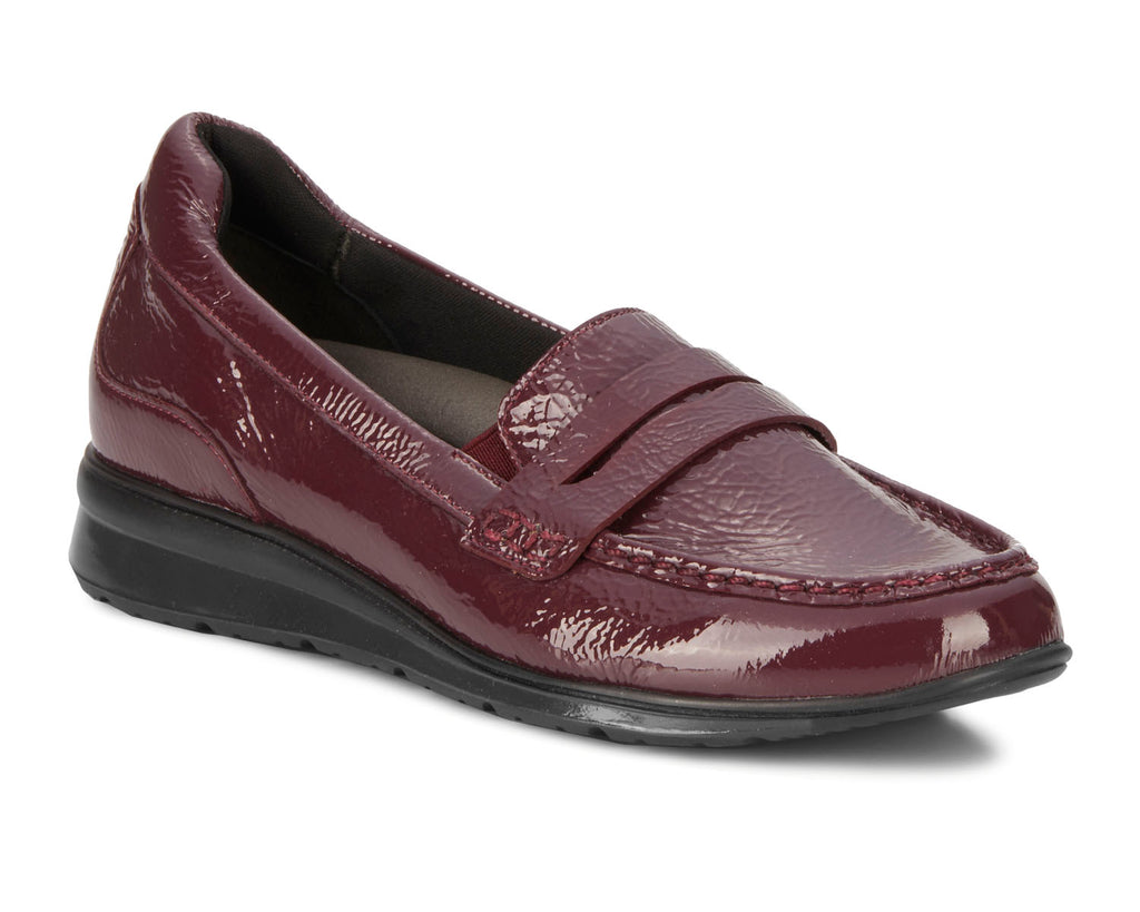 Berry Crinkle Patent Leather-DANNON 1