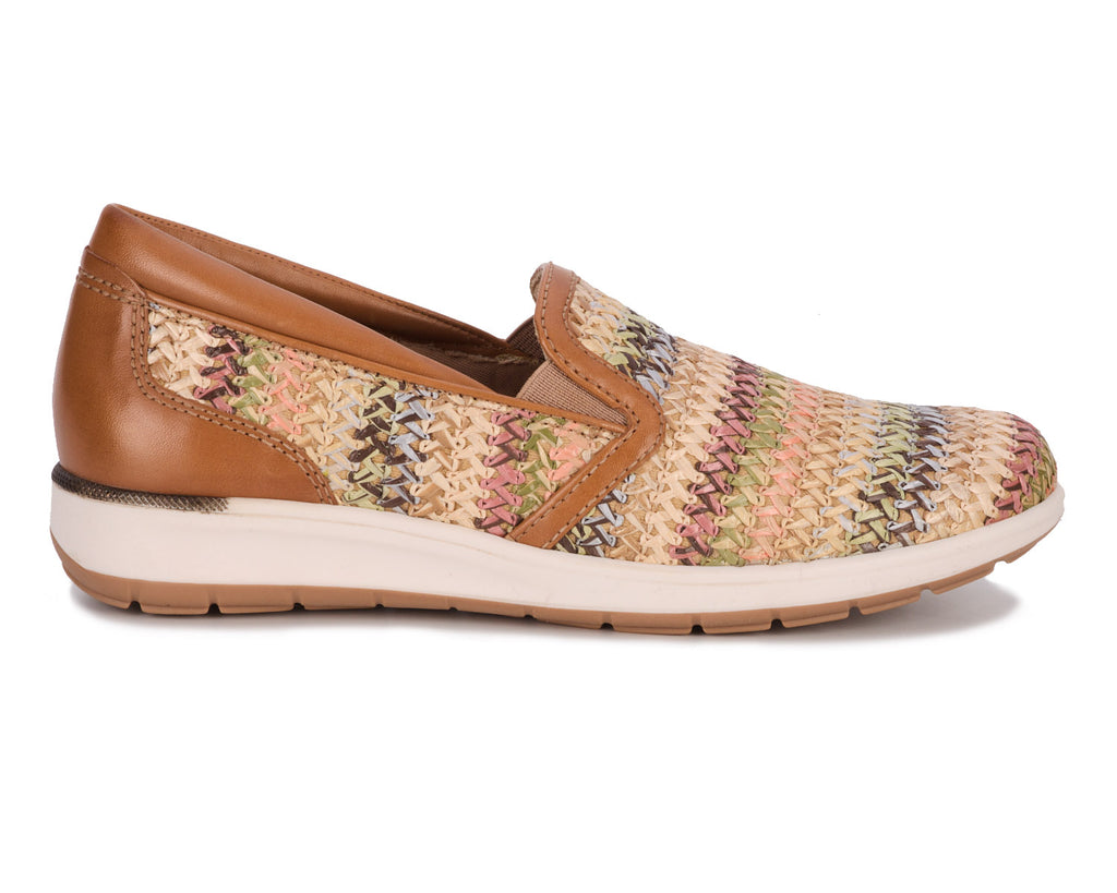 Raffia Textile Luggage Leather-ORLEANS 7
