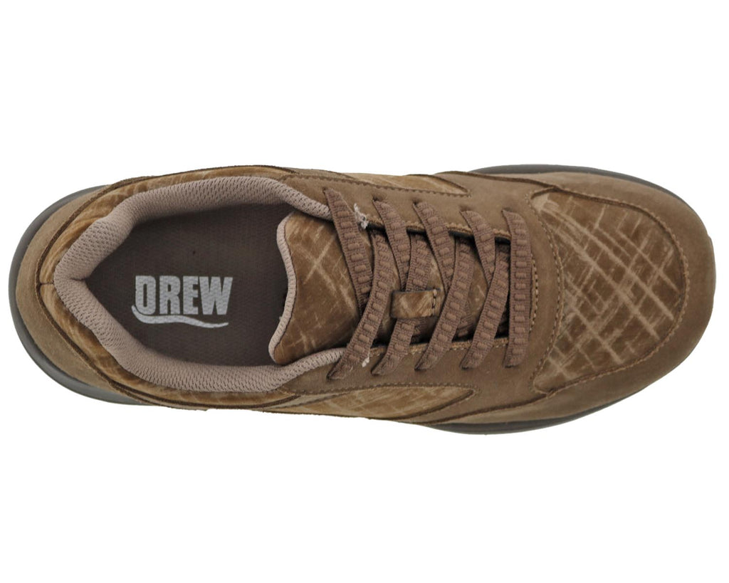 Tan Suede Tan Mesh-CHIPPY 6