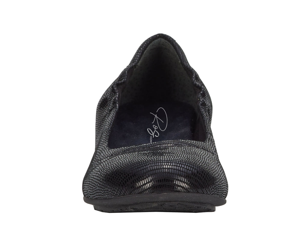 Black Patent Lizard Print Leather-TESS 5