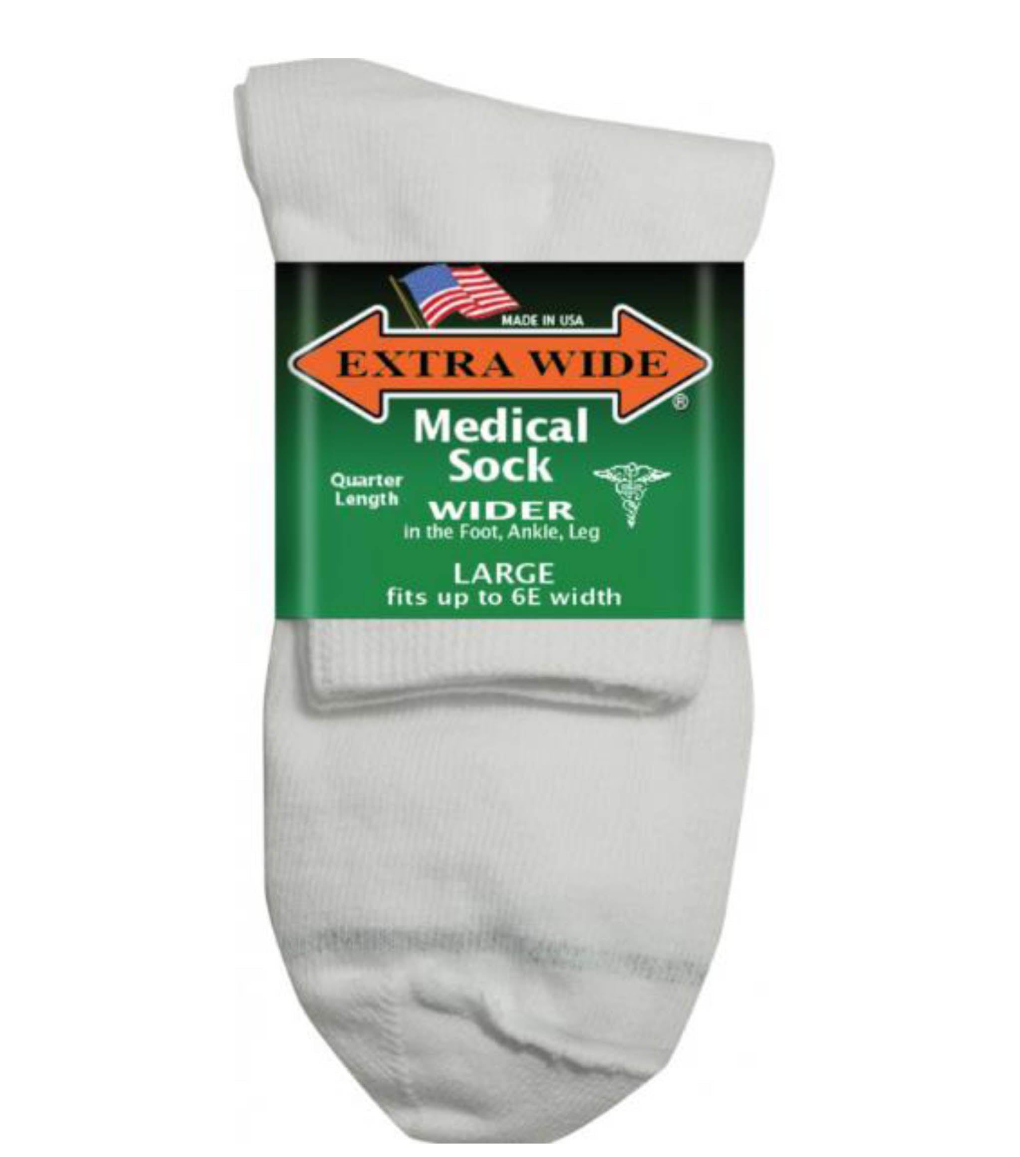 EXTRA WIDE MEDICAL QUARTER SOCK Secondary image