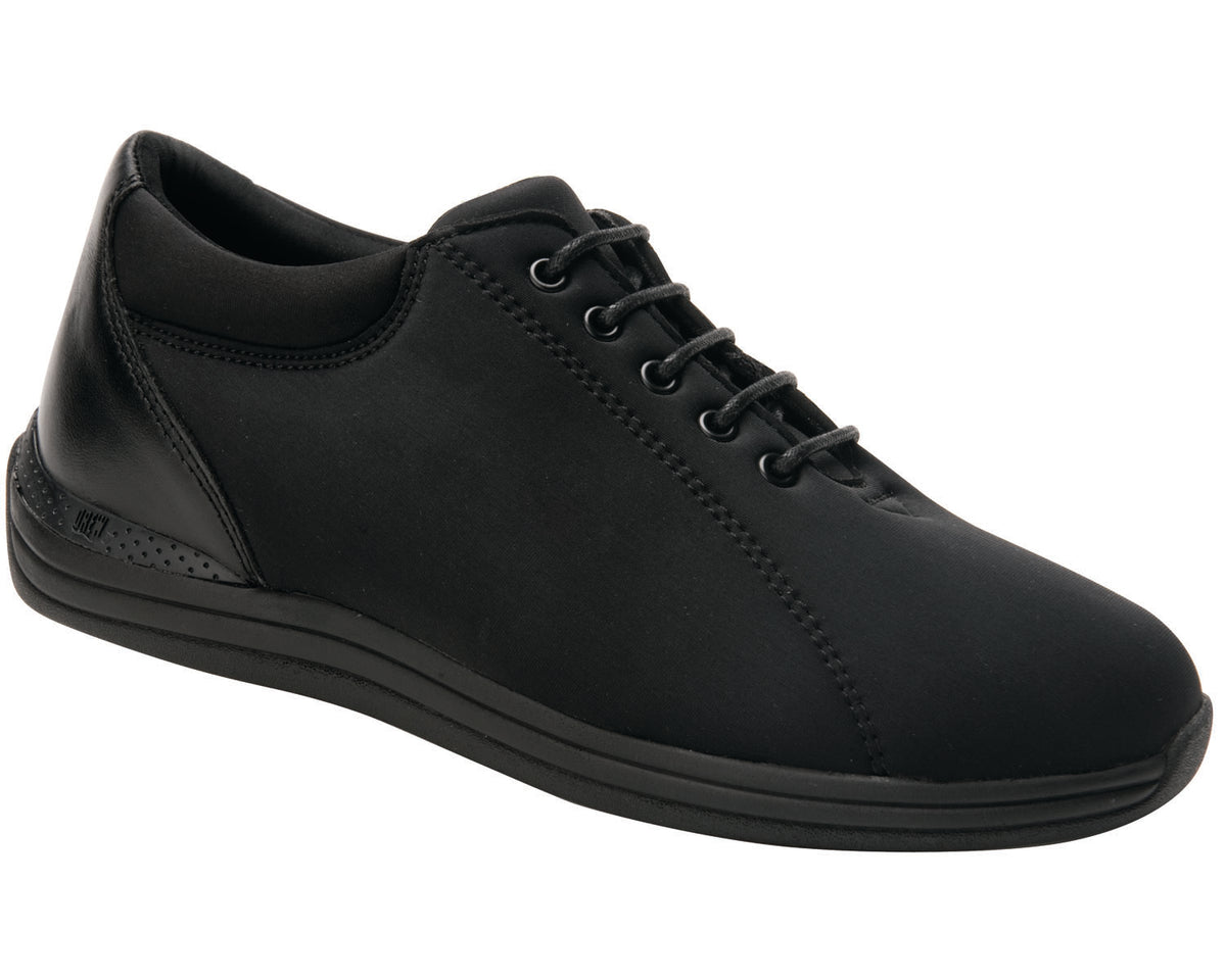 Black Leather Black Stretch-TULIP 1