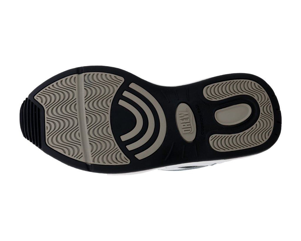 White Leather Perf White Mesh-FLARE 7