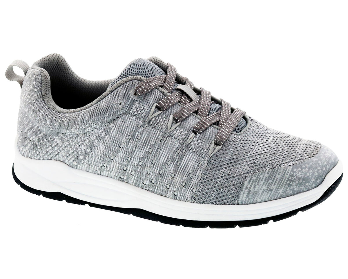Grey White Stretch Knit Fabric-GALAXY 1