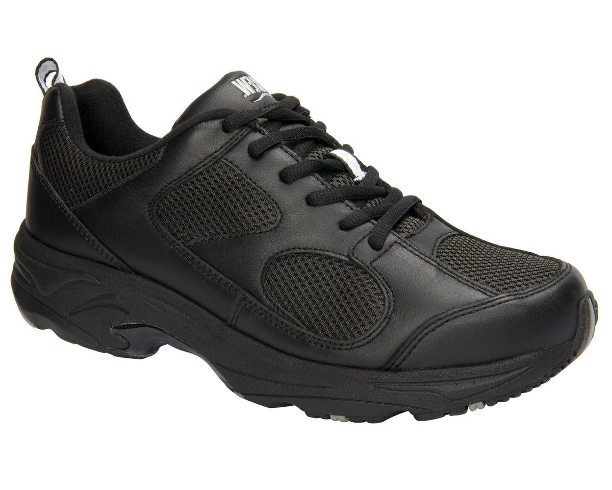 Black Leather Mesh-LIGHTNING II 1