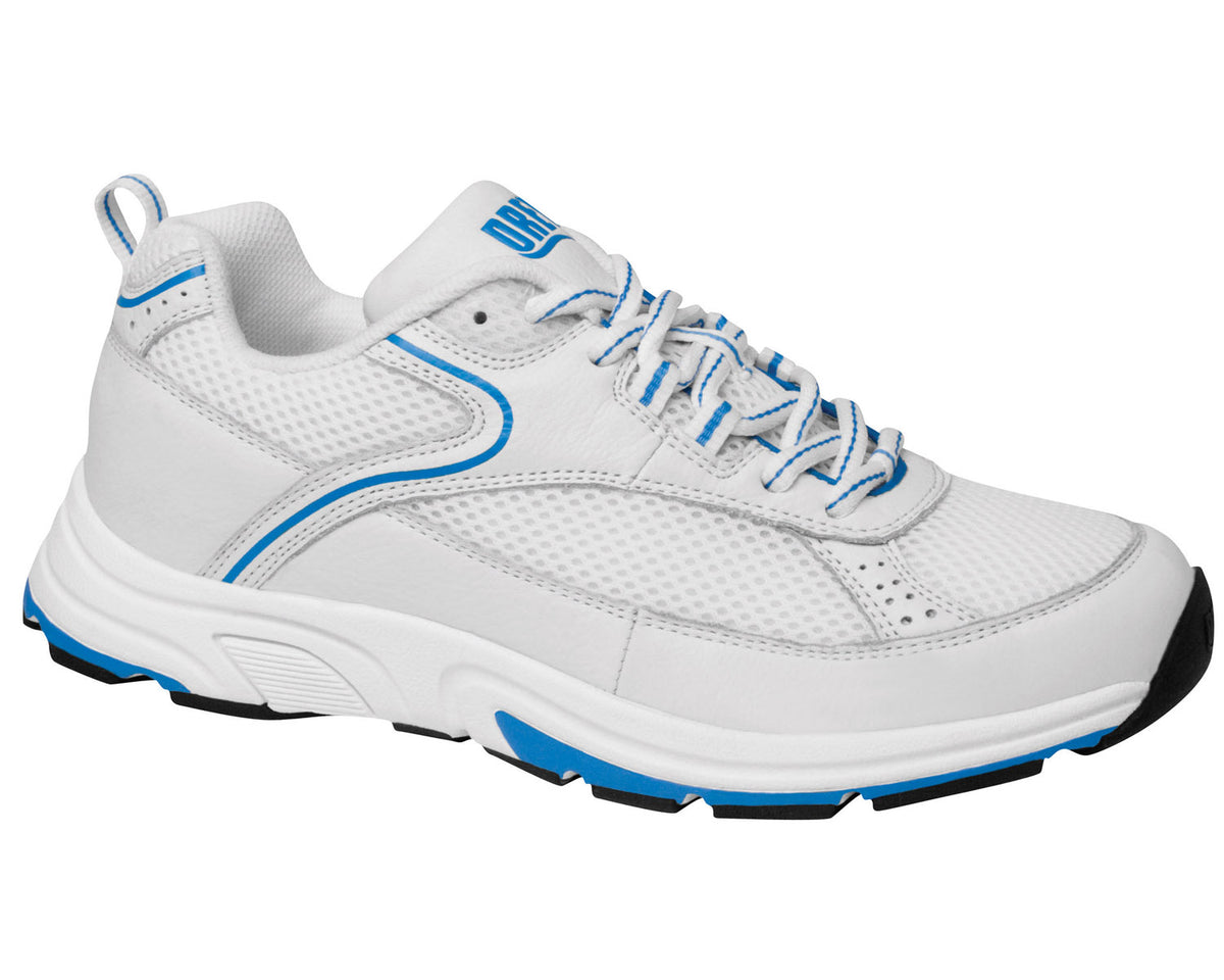White Blue Leather Mesh-ATHENA 1 Main image