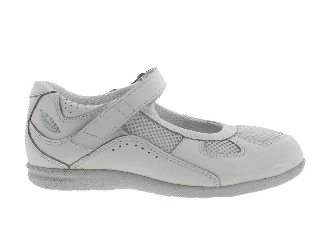 White Leather Mesh-DELITE 7