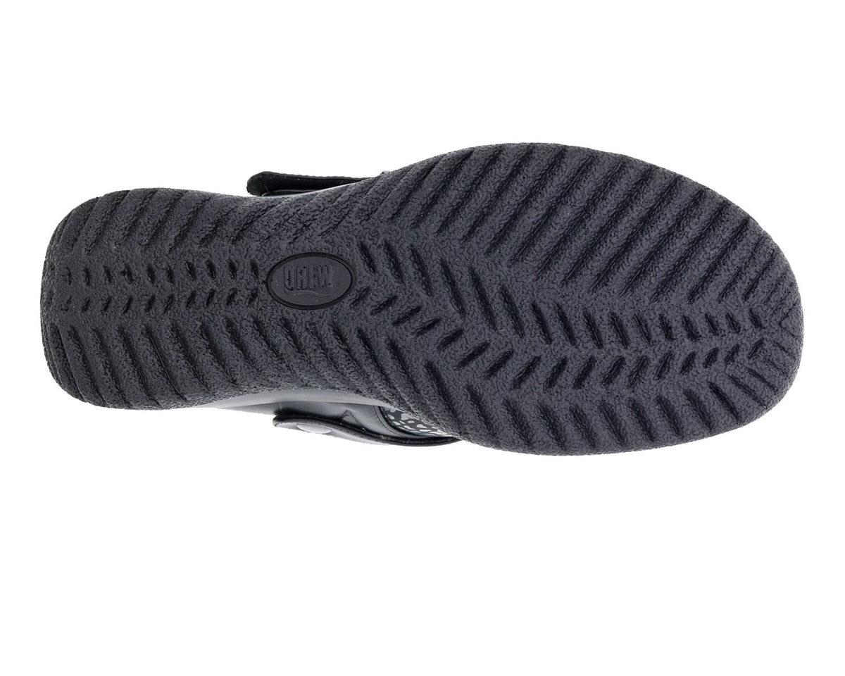 Black Animal Print Stretch Black Leather-SAVANNAH 6