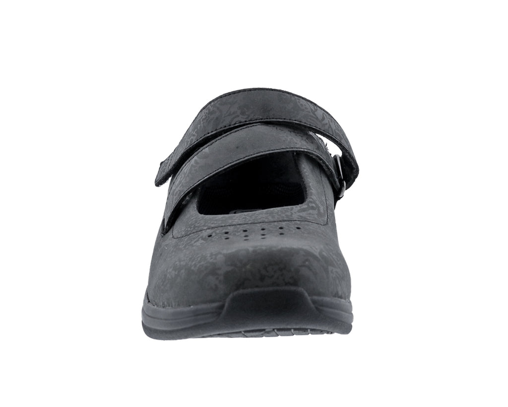Black Metallic Foil Leather-Orchid 6