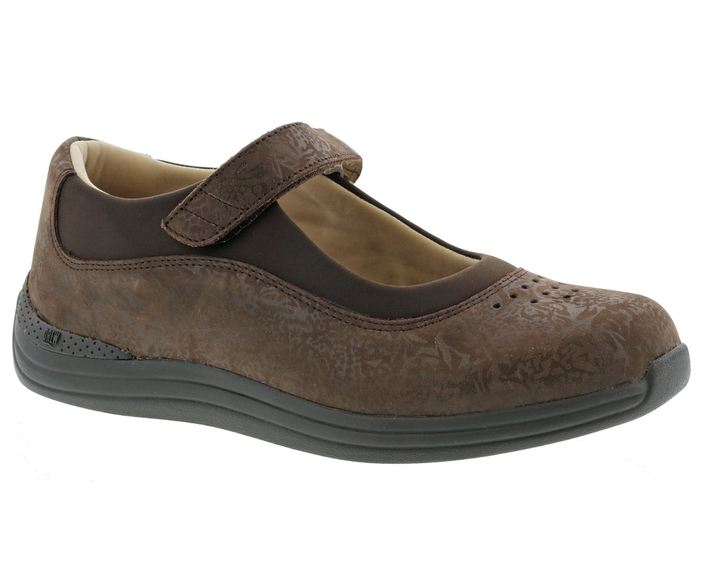 Brown Metallic Foil Leather-ROSE 1