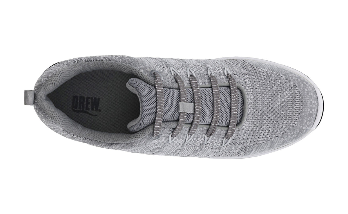 Grey White Stretch Knit Fabric-GALAXY 6