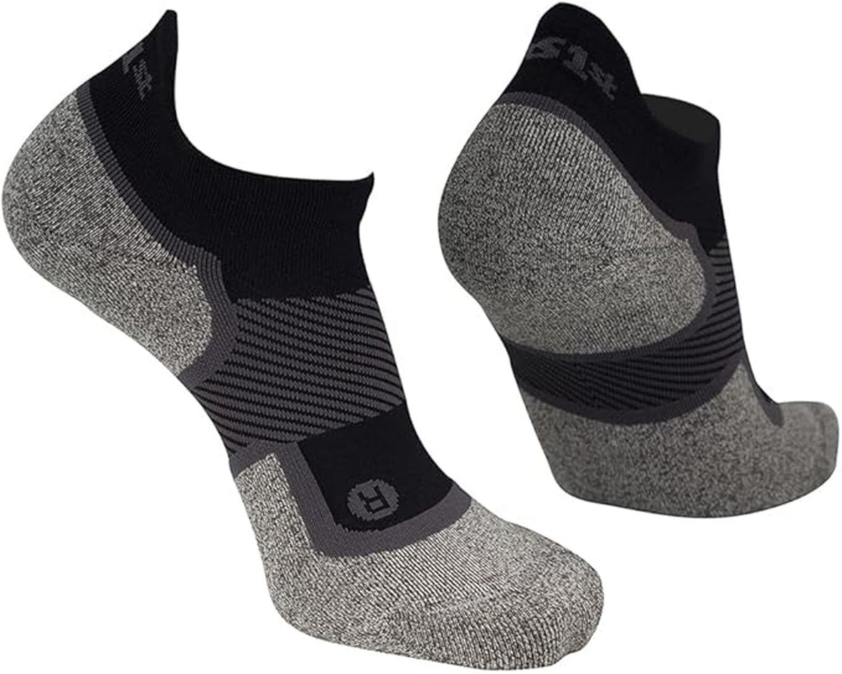 Black-OS1st PB4 Pickleball Sock - No Show 1 Main image