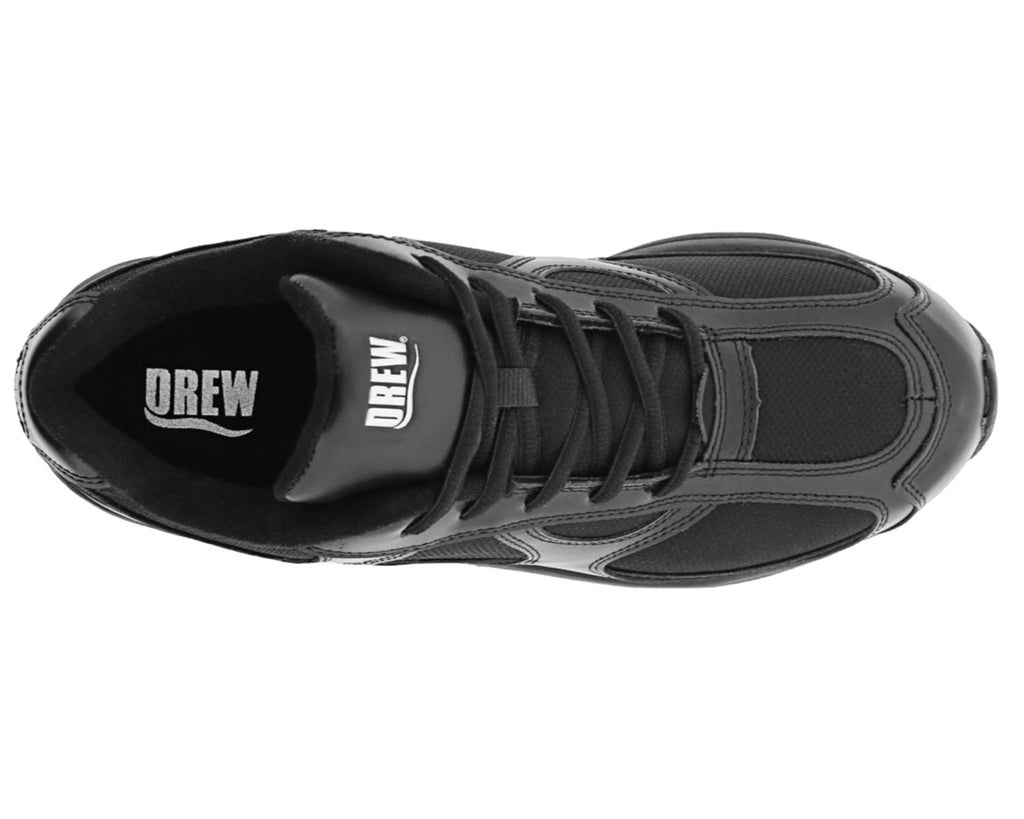 Black Leather Black Mesh-SURGE 6