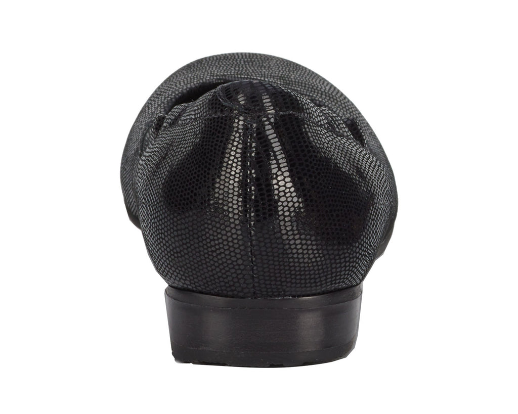 Black Patent Lizard Print Leather-TESS 7