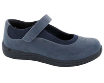 Navy Metallic Foil Leather-ROSE 1