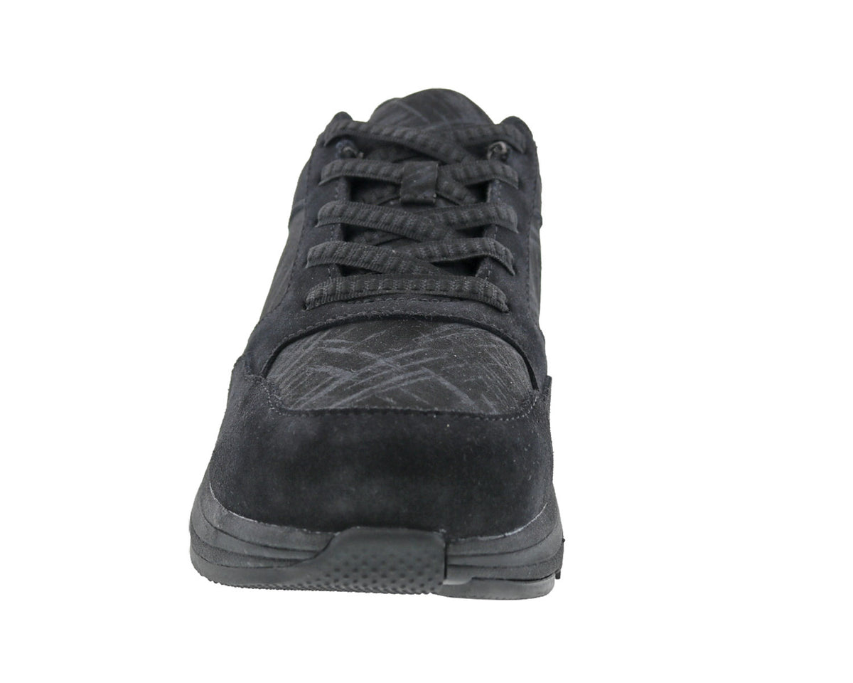Black Suede Black Mesh-CHIPPY 4