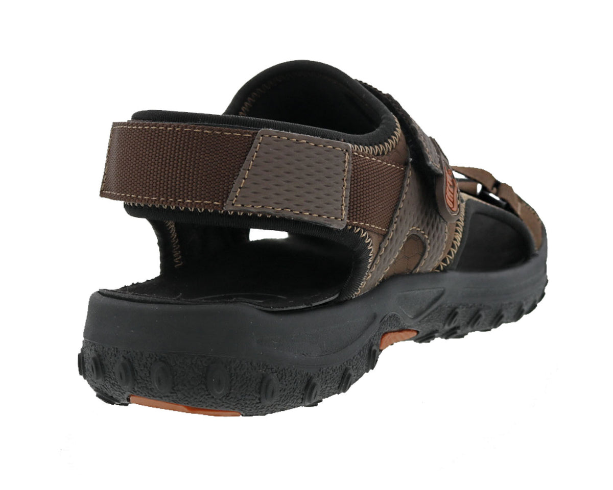 Brown Leather Brown Stretch-WANDER 6