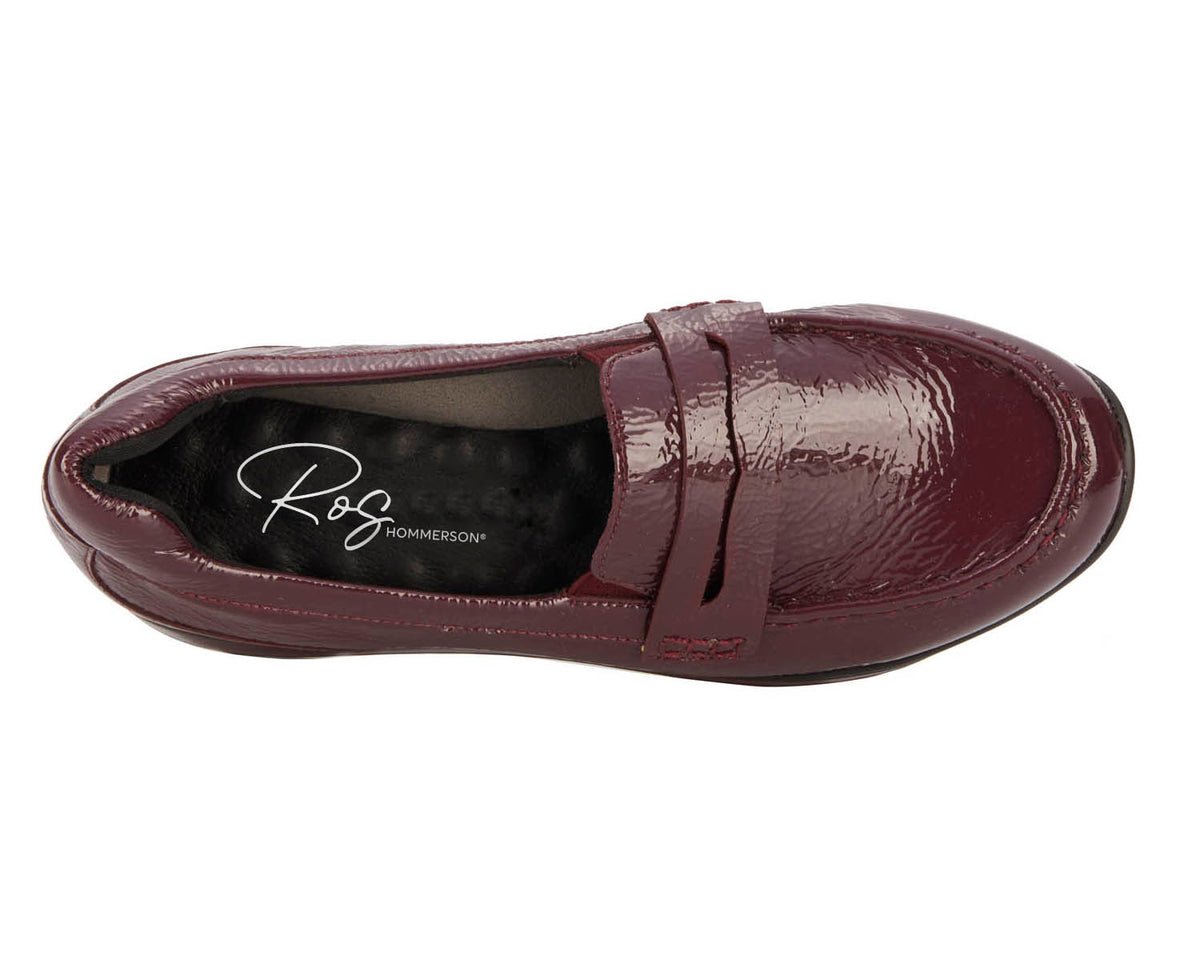 Berry Crinkle Patent Leather-DANNON 5