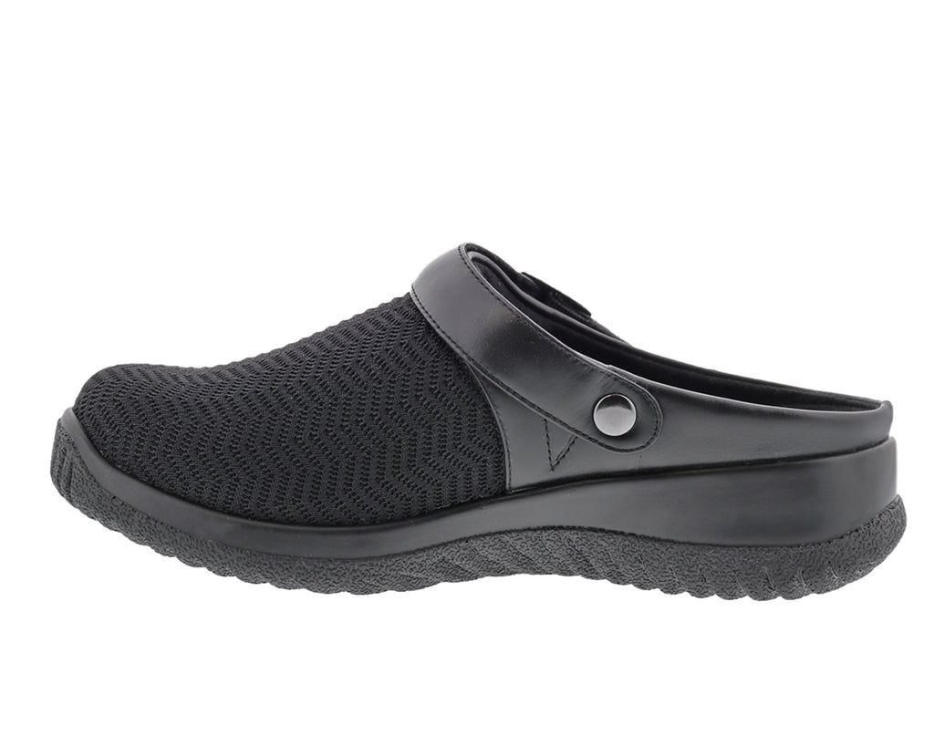 Black Wavy Stretch Fabric Leather-SAVANNAH 7