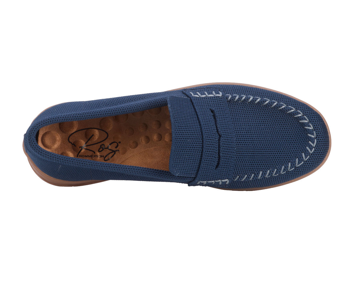 Navy Knit Fabric-GINNY 7