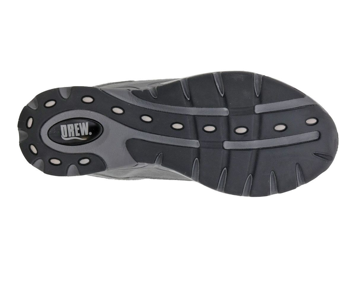 Grey Leather Mesh-AARON 7