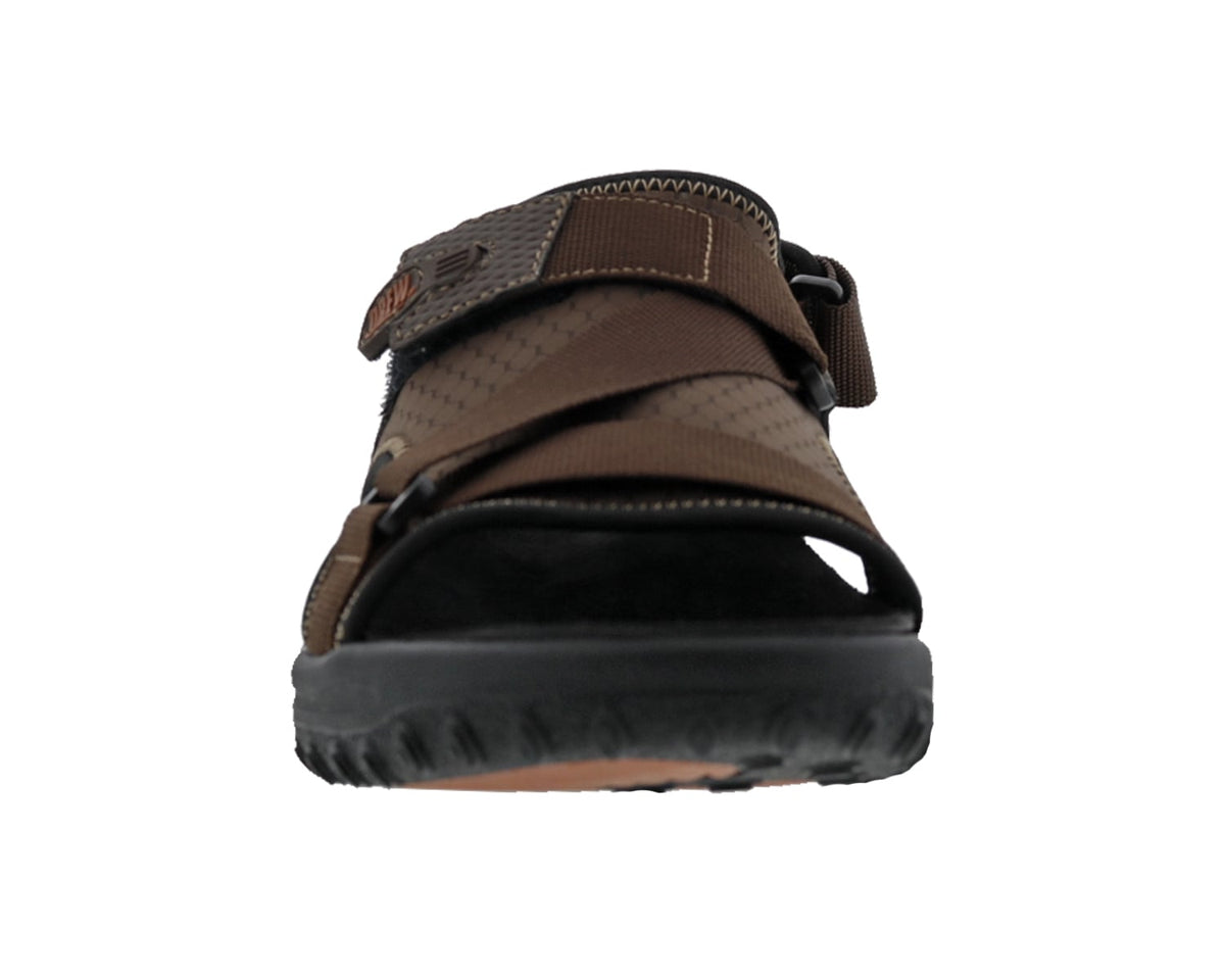 Brown Leather Brown Stretch-WANDER 7